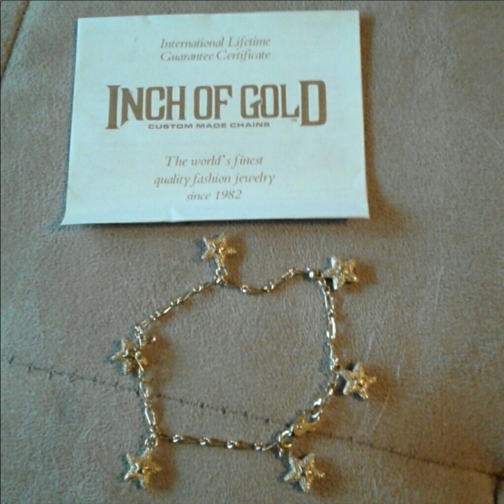 Inch of gold bracelet 18k gold